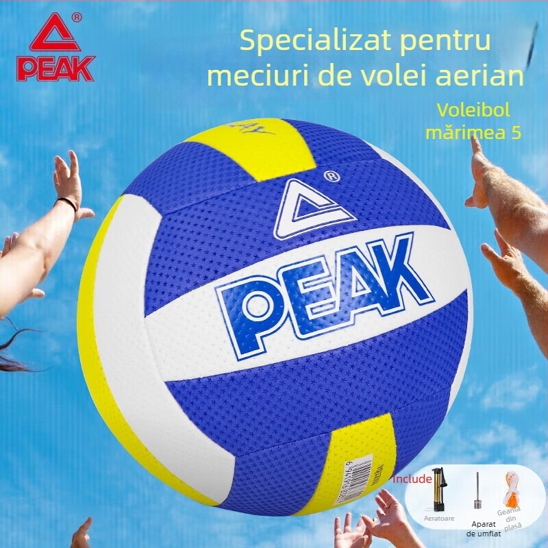 Peak No.5 Volei de plajă – material PU, cusut cu mașină, specificație Nr.5