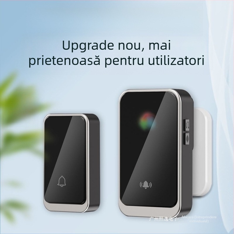 Sonerie wireless pentru ușă cu priză britanică, pentru uz casnic