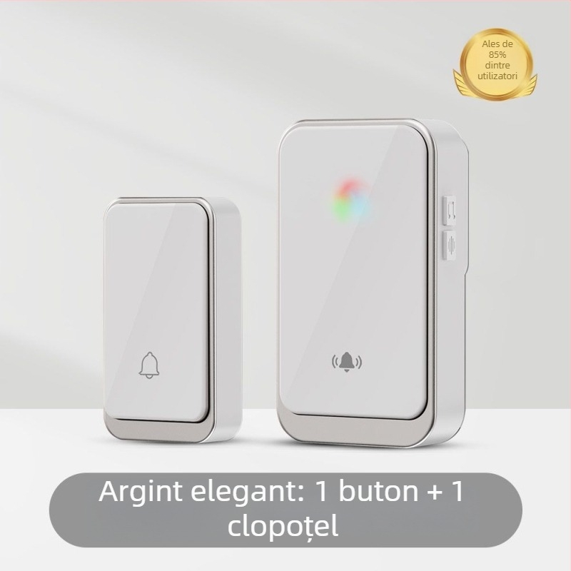 Sonerie wireless pentru ușă cu priză britanică, pentru uz casnic