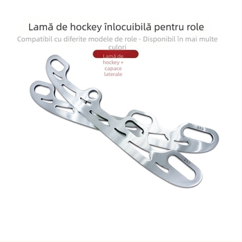 Lame de patinaj pe gheață din oțel inoxidabil pentru role — set complet, opțiune logo; brand Step into the van; material lamă: oțel inoxidabil; utilizare: role modificate; categorie: încălțăminte de patinaj