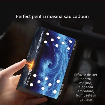 Balsam aromatizant auto – parfum floral (gardenie, ocean, cologne), 100 g, evaporare 61–90 zile, montaj pe scaun, decorare, aromatizare, eliminare mirosuri