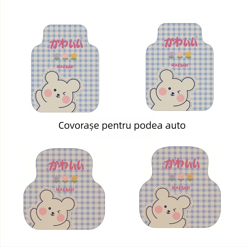 Covor PVC universal pentru mașină cu inel din sârmă, marca Jintai, compatibilitate generală, logo tipărit, personalizare disponibilă