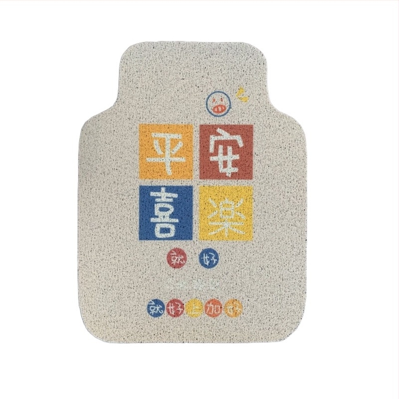 Covor PVC universal pentru mașină cu inel din sârmă, marca Jintai, compatibilitate generală, logo tipărit, personalizare disponibilă