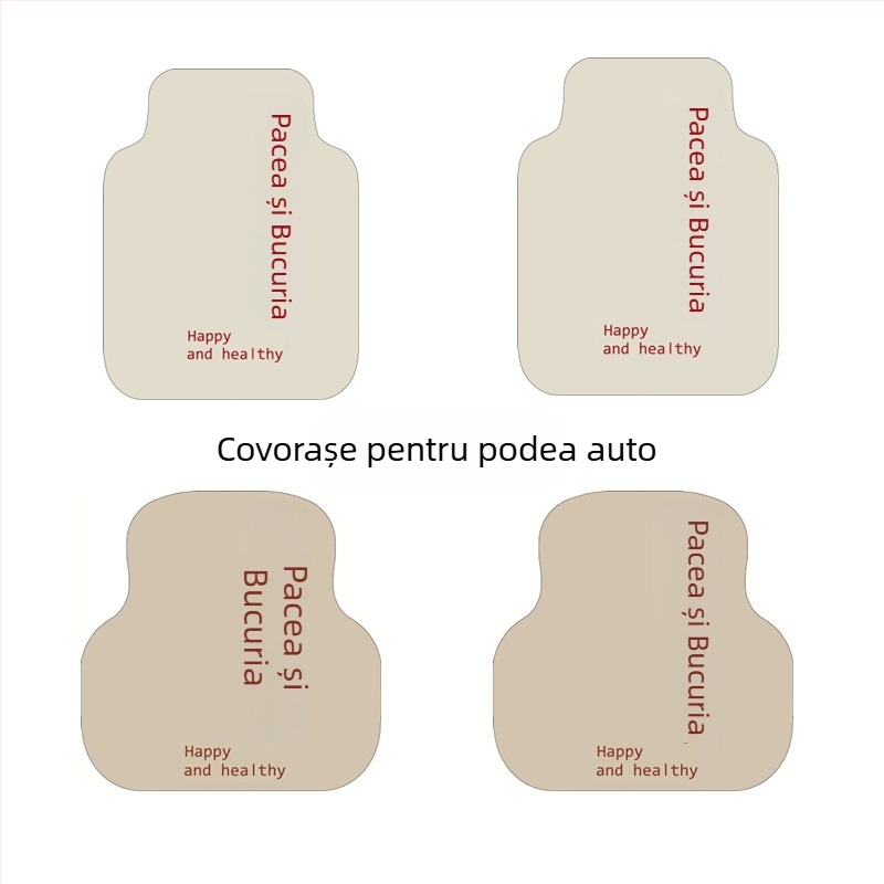 Covor PVC universal pentru mașină cu inel din sârmă, marca Jintai, compatibilitate generală, logo tipărit, personalizare disponibilă