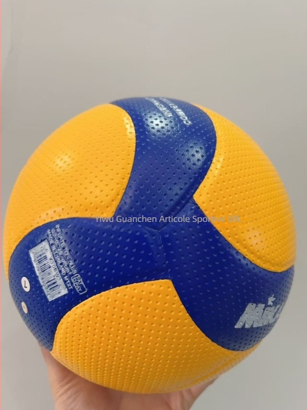 Volei - PU material, cusătură cu adeziv, minge de antrenament pentru interior, origine Henan (PU material; cusătură cu adeziv; minge de antrenament pentru interior; origine Henan)