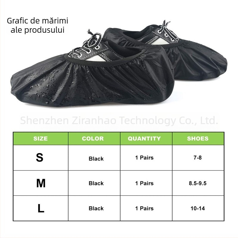 Acoperire pentru pantofi de bowling Natural Howe, poliester, impermeabilă, antiderapantă și rezistentă la uzură, design modern minimalist