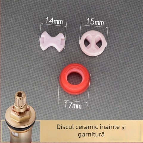 Kit de reparare a miezului de supapă a robinetului, universal, deschidere rapidă, componente ceramice, garnitură din cauciuc și O-ring, miez de cupru, CE certificat