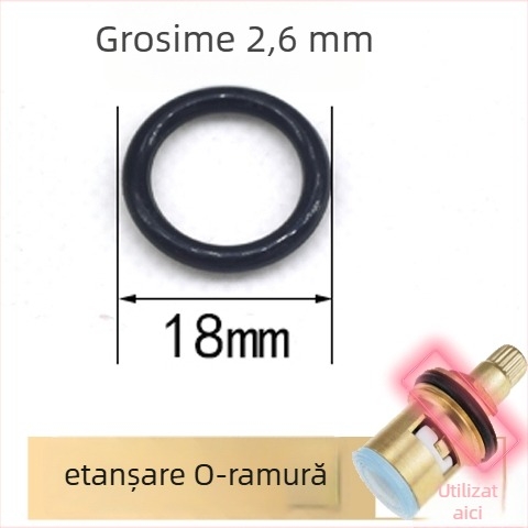 Kit de reparare a miezului de supapă a robinetului, universal, deschidere rapidă, componente ceramice, garnitură din cauciuc și O-ring, miez de cupru, CE certificat