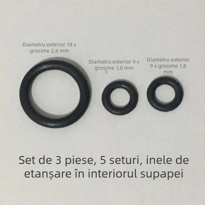 Kit de reparare a miezului de supapă a robinetului, universal, deschidere rapidă, componente ceramice, garnitură din cauciuc și O-ring, miez de cupru, CE certificat