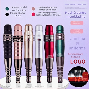 Mașină de tatuat cosmetic pentru sprâncene, linie de ochi și buze; 1 unitate