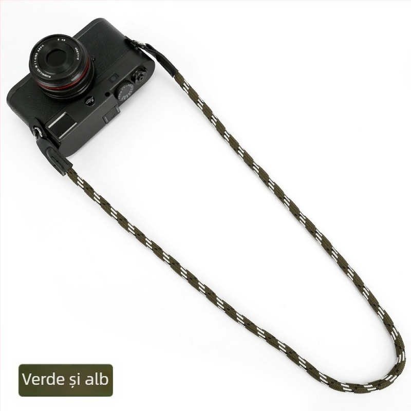SZII Curea de umăr din bumbac 100% pentru camere Sony, Canon, Leica, Fuji, Panasonic, Pentax, Polaroid și Rangefinder