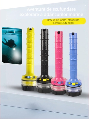 Lanternă de scufundări Yon Sub, material PC, personalizabil, iluminare pentru scufundări