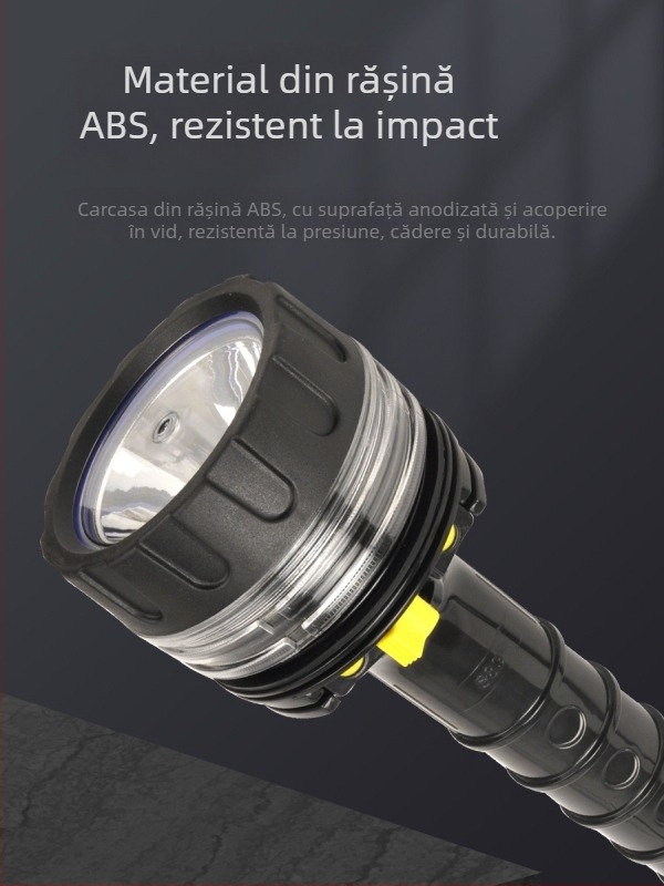 Lanternă de scufundări Yon Sub, material PC, personalizabil, iluminare pentru scufundări