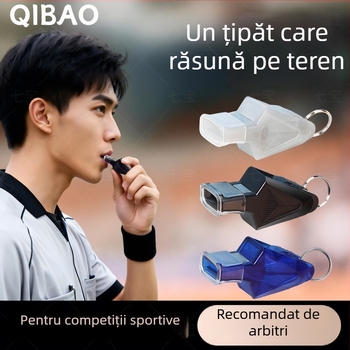 Șuier arbitru pentru antrenamente în aer liber, tonal înalt, super puternic, acrilic, șuier delfin