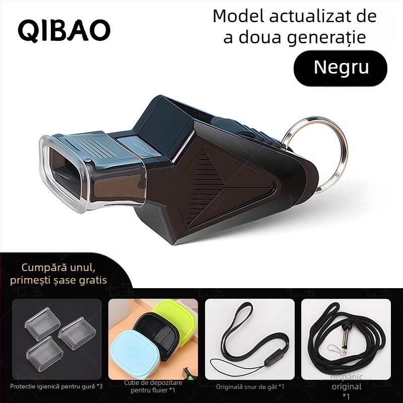 Șuier arbitru pentru antrenamente în aer liber, tonal înalt, super puternic, acrilic, șuier delfin