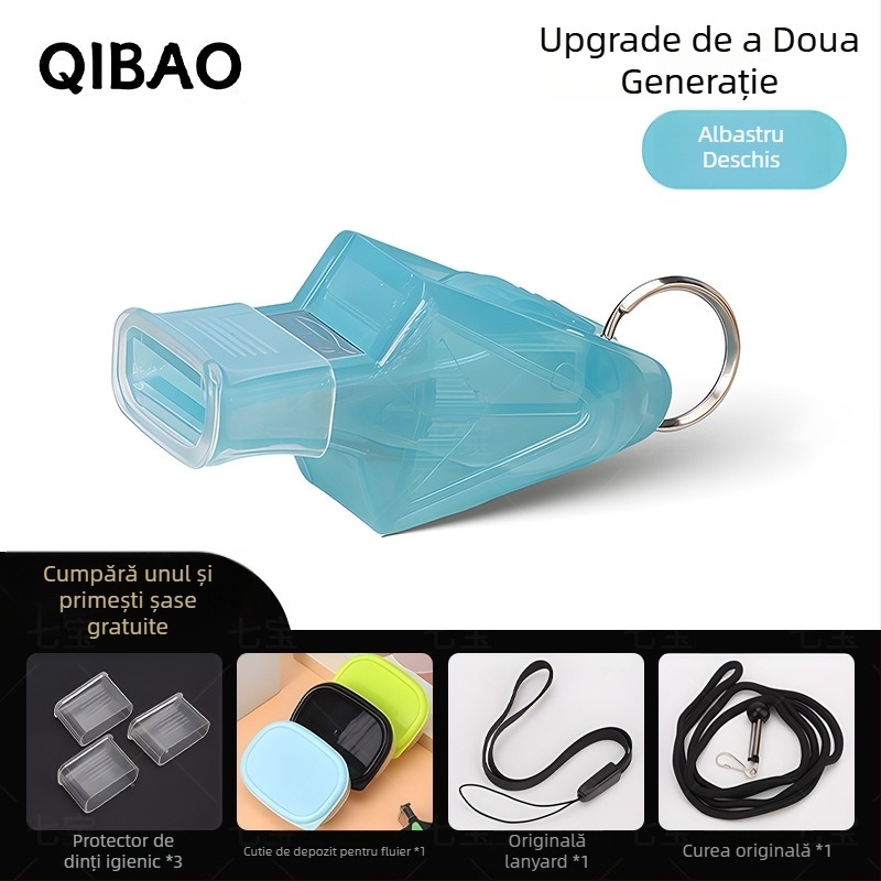 Șuier arbitru pentru antrenamente în aer liber, tonal înalt, super puternic, acrilic, șuier delfin