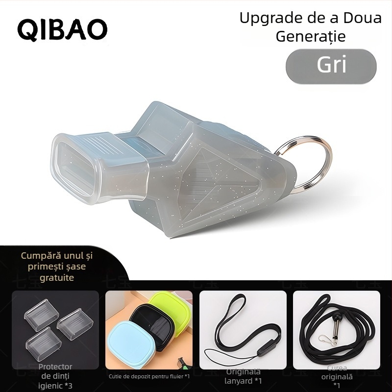 Șuier arbitru pentru antrenamente în aer liber, tonal înalt, super puternic, acrilic, șuier delfin