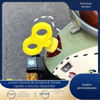 Decor pentru partea din spate a scuterului Luna Yadi, material EVA, stil desen animat, marcă Hengtai, formă figure-8