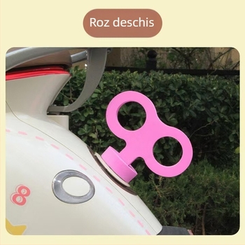 Decor pentru partea din spate a scuterului Luna Yadi, material EVA, stil desen animat, marcă Hengtai, formă figure-8