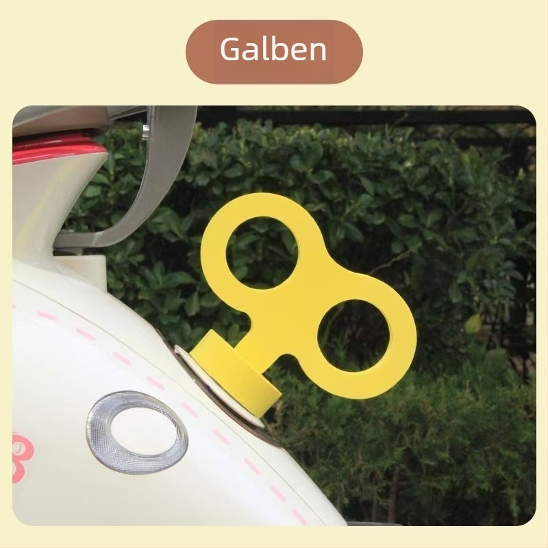 Decor pentru partea din spate a scuterului Luna Yadi, material EVA, stil desen animat, marcă Hengtai, formă figure-8