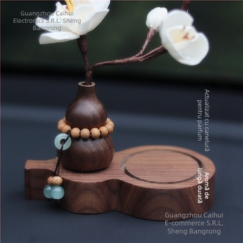 Ornament interior auto pentru consola centrală, aromaterapie, material metalic, stil modern