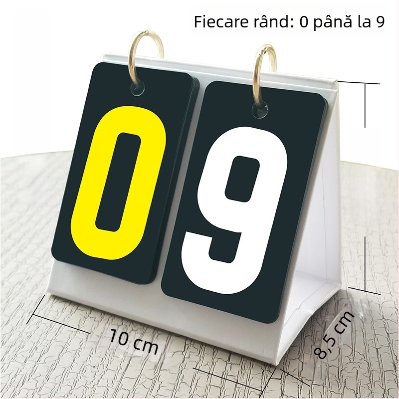 Tabelă de scor - PVC material; personalizabilă; potrivită pentru tenis de masă și biliard; marca Jade valley