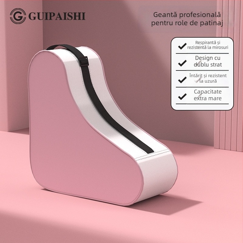 Geantă de depozitare Guipishi pentru role - trei straturi, capacitate mare, universală, potrivită pentru role și patine cu lamă