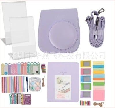 Neutral Set de accesorii Instax Mini 12/11 – 6 în 1 / 10 în 1 kituri, lansat în 2022, susține comenzi mixte, trei garanții ale magazinului