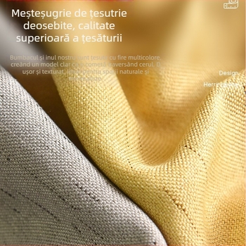 Textil blackout din cânepă, inspirație nordică, umbrire înaltă 70–90%, culoare solidă, stil modern minimalist, Proces 4425028