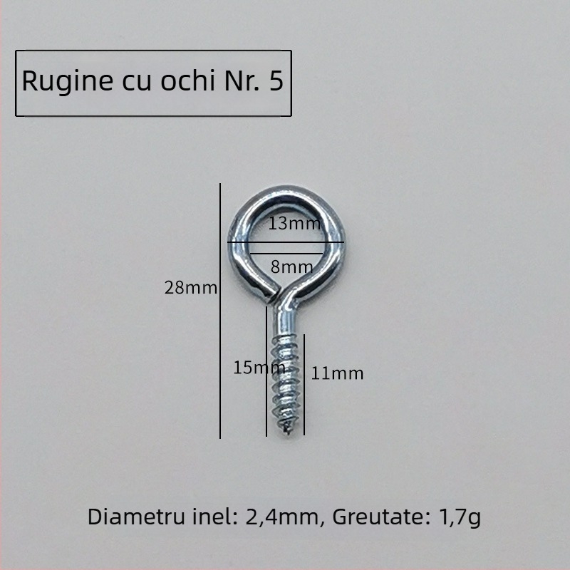 Cuier Cup hook cu șurub de expansiune — aliaj, autofiletant, stil modern minimalist pentru haine și pălării