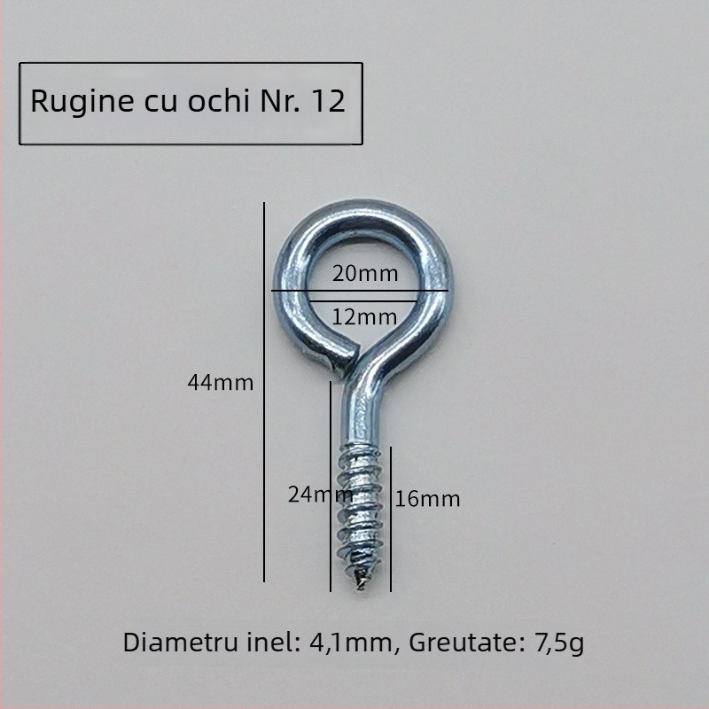 Cuier Cup hook cu șurub de expansiune — aliaj, autofiletant, stil modern minimalist pentru haine și pălării