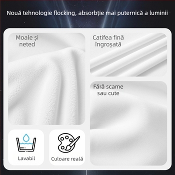 Fundal alb pentru fotografie, țesătură catifelată, 2×3 m