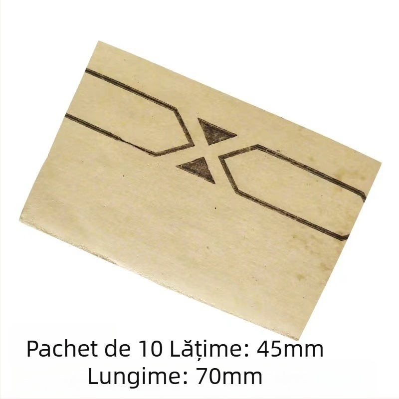 Hârtie abrazivă pentru șlefuirea paletei de ping-pong – pentru șlefuirea marginii și Tiger Mouth, unealtă DIY, 10 bucăți