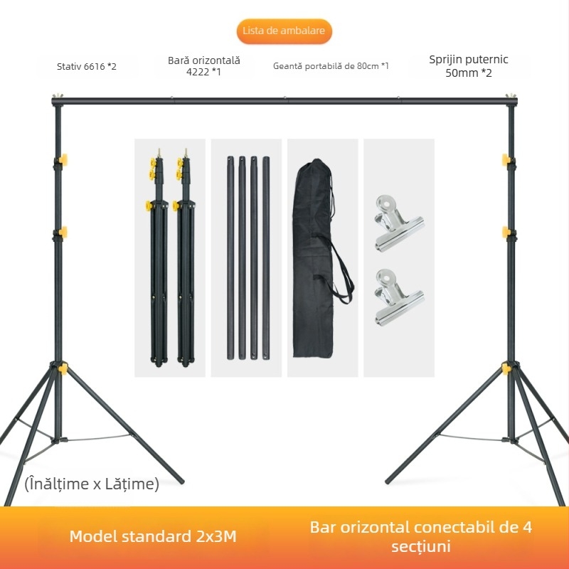 Cadru de fundal pentru fotografie de produs și îmbrăcăminte | Material: pânză | Model: cadru de fundal de tip ușă | Brand: FULIN | Potrivit pentru fotografia comercială