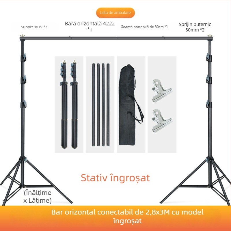 Cadru de fundal pentru fotografie de produs și îmbrăcăminte | Material: pânză | Model: cadru de fundal de tip ușă | Brand: FULIN | Potrivit pentru fotografia comercială