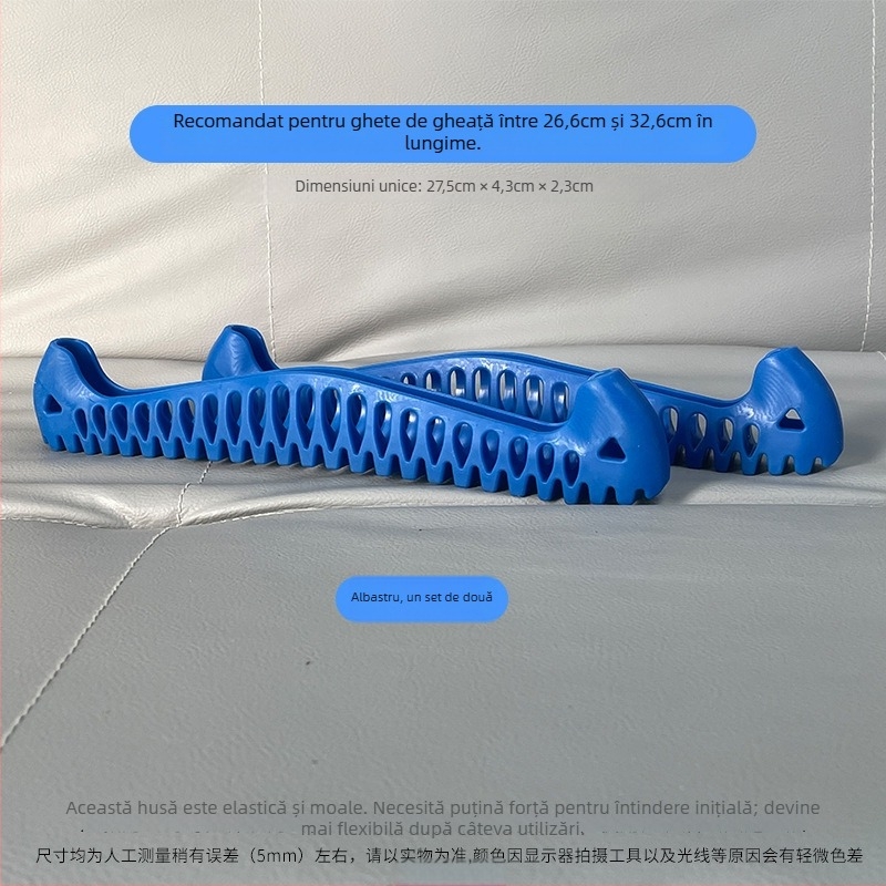 Protecție pentru lama de patinaj artistic, husă elastică din plastic, brand Stepper, lungime lamă 275 mm