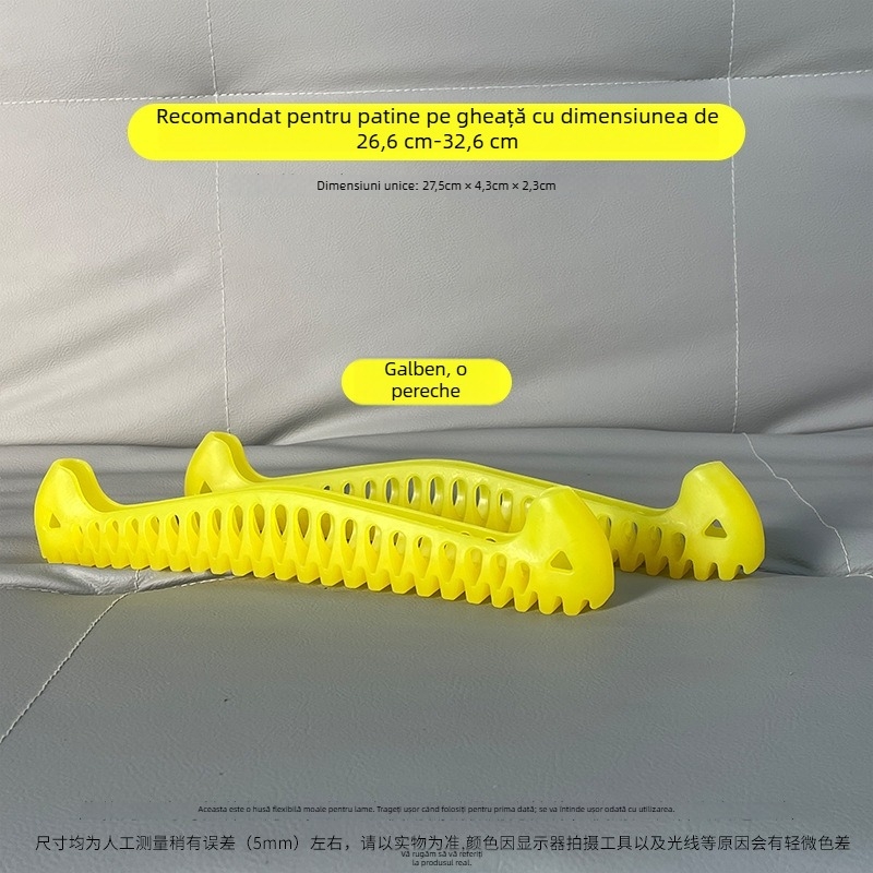 Protecție pentru lama de patinaj artistic, husă elastică din plastic, brand Stepper, lungime lamă 275 mm