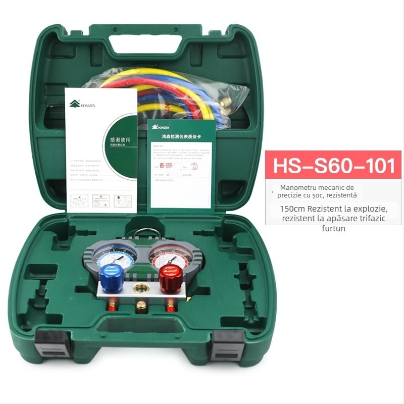 HS-S60-101-A Manometru cu diafragmă pentru climatizarea auto și refrigerantul R134A