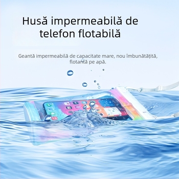Sanhu Geantă impermeabilă pentru telefon — PVC, țesătură impermeabilă, unisex, pentru adulți, potrivită pentru plajă, rafting, scufundări și pescuit
