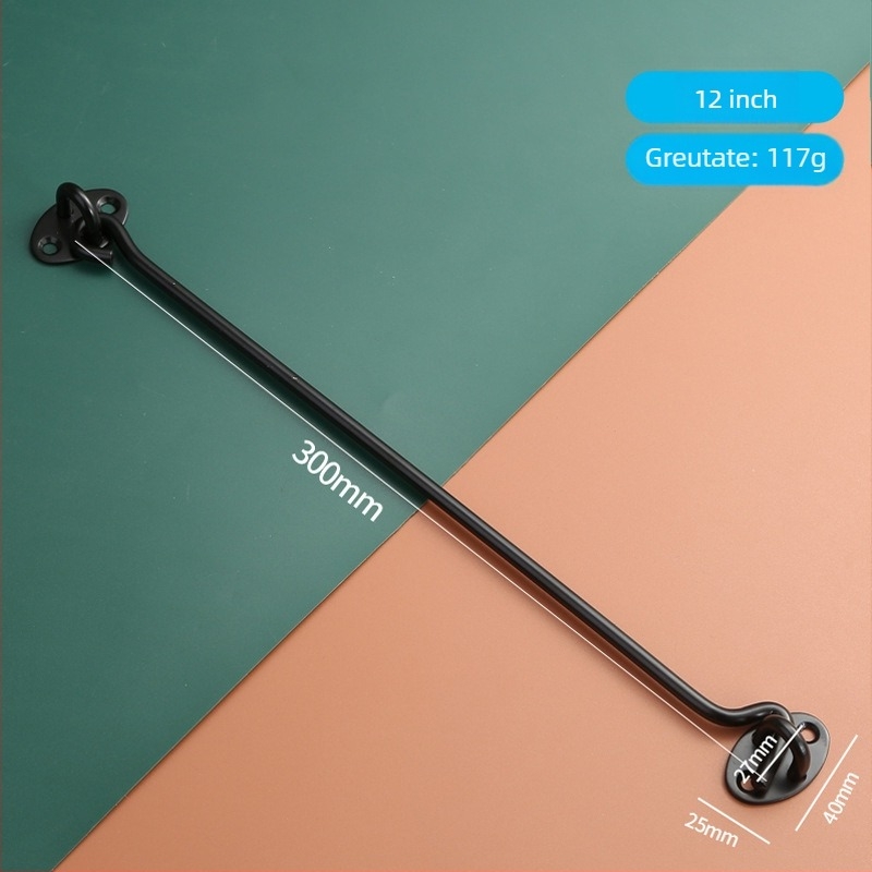 Cârlig pentru fereastră din oțel inoxidabil – pentru ferestre din lemn și uși, limitator și lacăt, finisaj lustruit/cromat, stil nou chinezesc