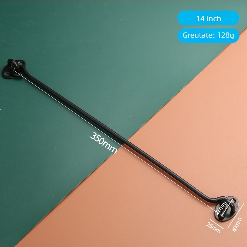 Cârlig pentru fereastră din oțel inoxidabil – pentru ferestre din lemn și uși, limitator și lacăt, finisaj lustruit/cromat, stil nou chinezesc