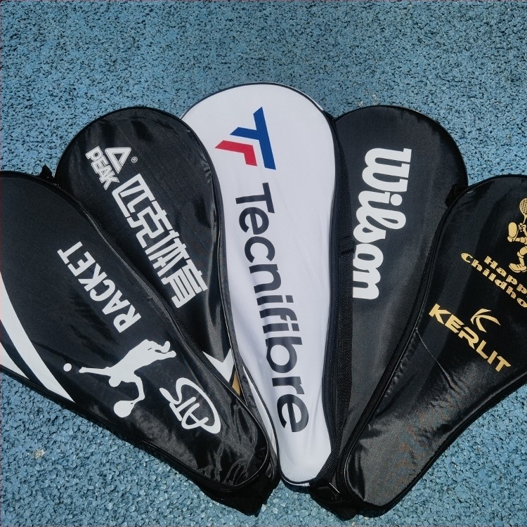 Geantă pentru rachete de tenis și squash, cu curea de umăr sau mână, portabilă și durabilă, material mătase cu model floral, în stoc, pentru badminton/tenis