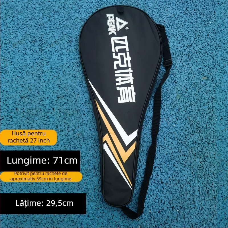 Geantă pentru rachete de tenis și squash, cu curea de umăr sau mână, portabilă și durabilă, material mătase cu model floral, în stoc, pentru badminton/tenis