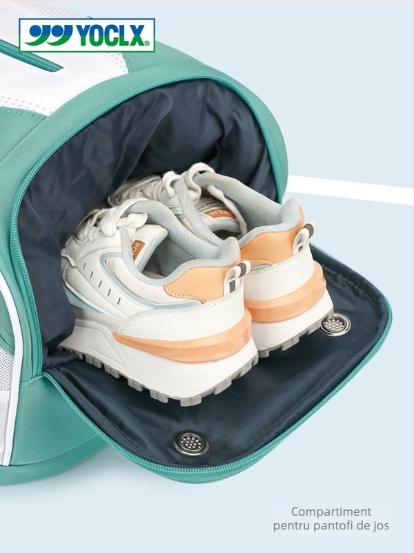 Set de 3 rucsaci badminton și tenis, unisex, capacitate mare, din Oxford stofă și poliester