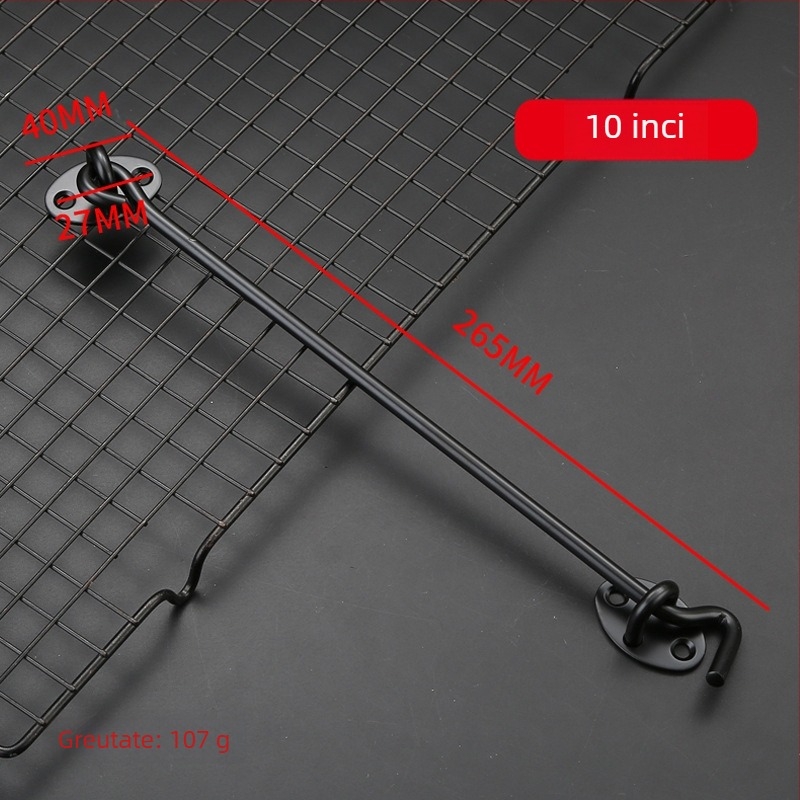 Cârlig pentru fereastră din oțel inoxidabil, finisaj periat, pentru uși și ferestre rezistente la vânt, model: cârlig pentru fereastră, brand: Dawei, stil: modern minimalist