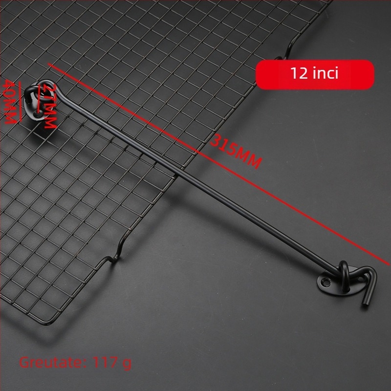 Cârlig pentru fereastră din oțel inoxidabil, finisaj periat, pentru uși și ferestre rezistente la vânt, model: cârlig pentru fereastră, brand: Dawei, stil: modern minimalist