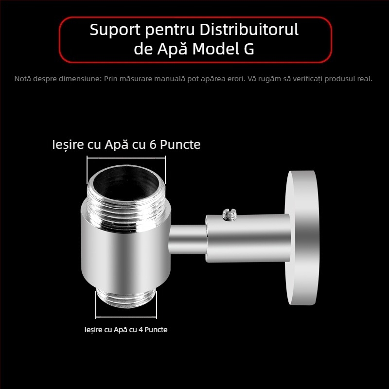 Distribuitor duș, din cupru, cromat, adaptor Tee 3 căi, ramificație de 20 mm, temperatură maximă 120°C