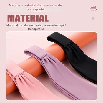 Bandă pentru cap din nailon, absorbantă la transpirație, anti-derapare, pentru alergare, fitness și yoga