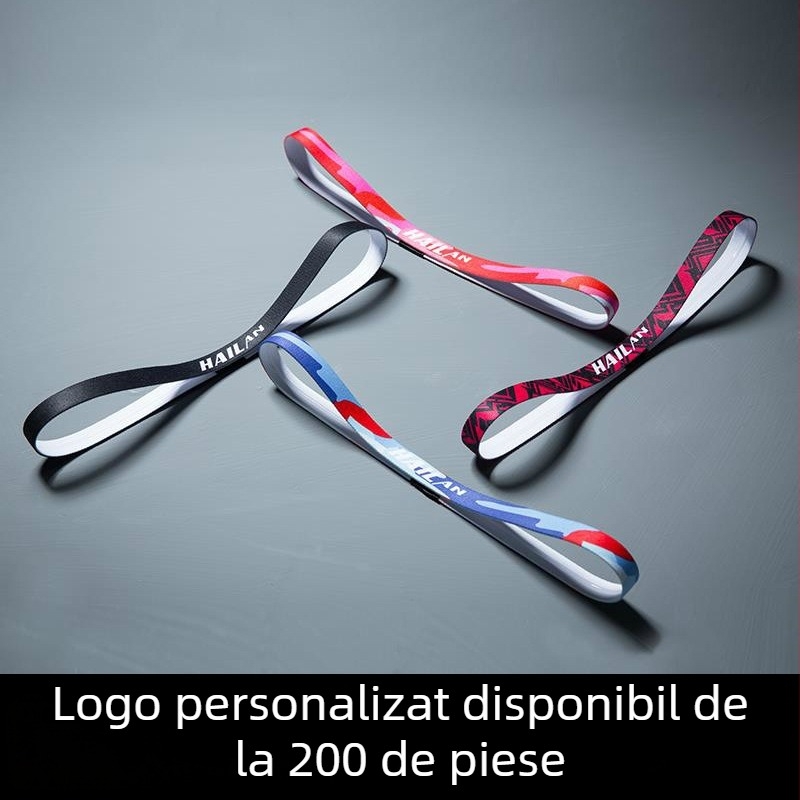 Myboth bandă de cap din poliester, absorbantă la transpirație și anti-derapantă – pentru alergare și yoga