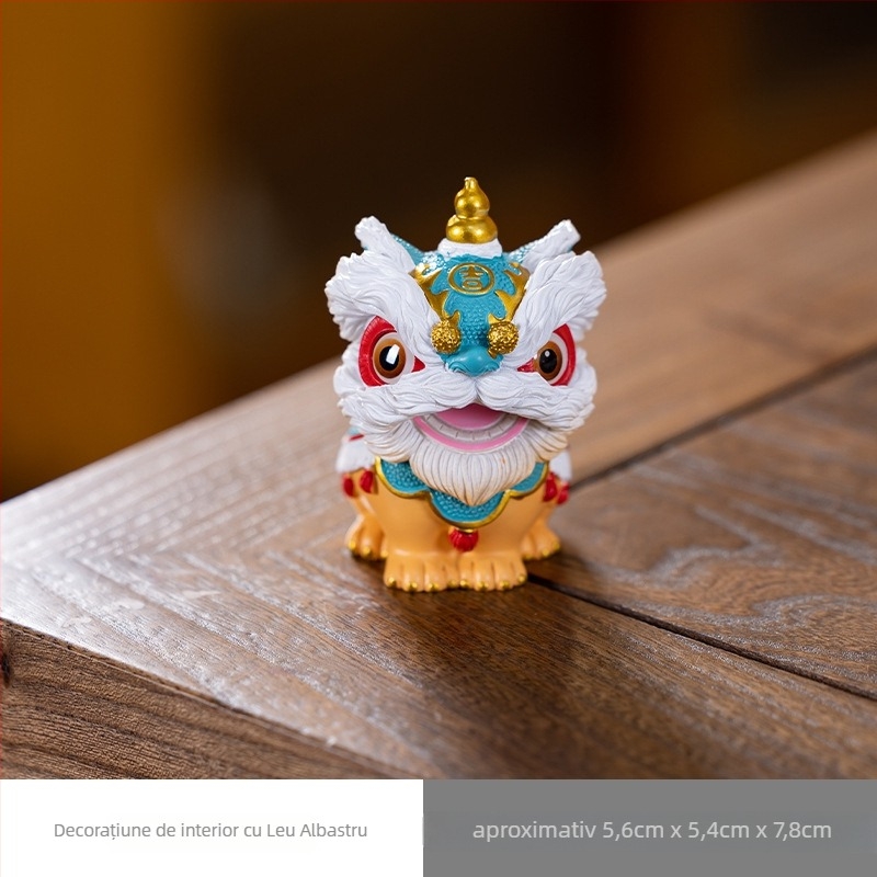 Tea Pet ornament — rășină, stil modern minimalist, pentru mașină și birou, decor drăguț pentru casă